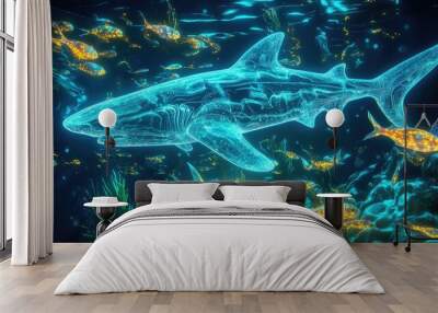 school of fish Wall mural