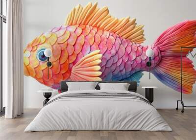 siamese fighting fish Wall mural