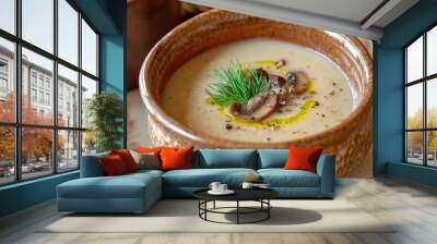 soup with meat Wall mural