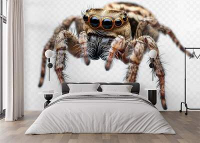 spider isolated Wall mural