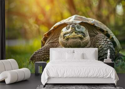 turtle on the grass Wall mural