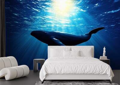 whale Wall mural