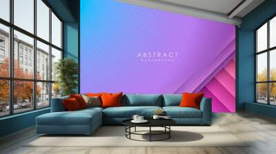 Abstract background. Modern gradient color design. Wall mural