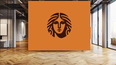 ancient goddess logo ready for sale Wall mural