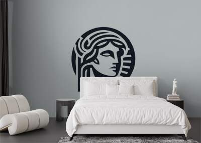 ancient greek logo ready for sale Wall mural