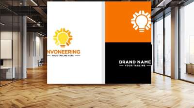 INNOVATION ENGINEERING LOGO SIMPLE EDITABLE Wall mural