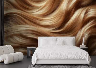 red hair texture Wall mural