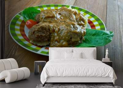  Welsh-Style Pork Meatballs Wall mural