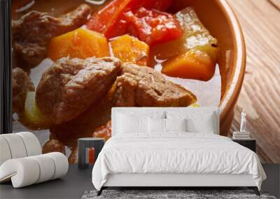 Old fashioned beef stew Wall mural