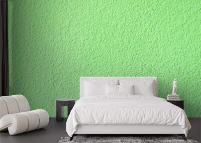 Pure green color wall texture background Wall mural