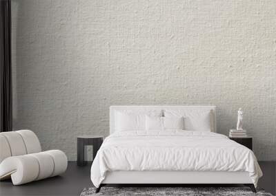 background texture of white cotton fabric with spools Wall mural