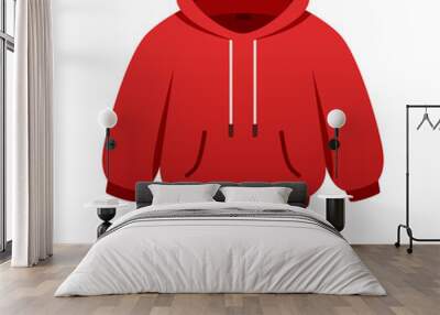 hoodie sweatshirt vector isolated illustration Wall mural