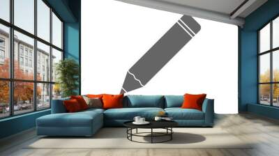 pencil icon vector Wall mural