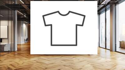 T-shirt icon vector Wall mural