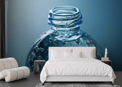 plastic water bottle isolated.  Wall mural