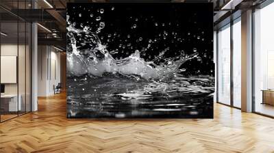 water splash.  Wall mural