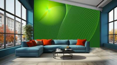 abstract green background. simple luxury backgroud in the wold. busines, background, banner, icon ilustration Wall mural