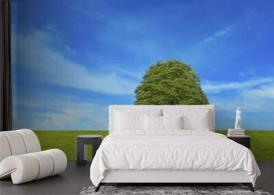 Beautiful single tree Wall mural