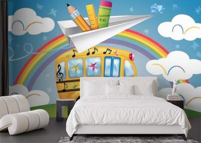 Back to school Wall mural