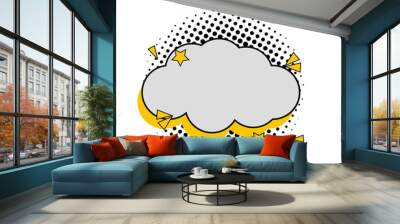 Banner Cloud Comic Wall mural