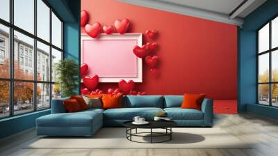 empty valentine's day greeting card with copyspace --ar 22:8 --v 5.2 Job ID: ee9b2c97-c8a0-41d3-816d-4c13435d0ac7 Wall mural