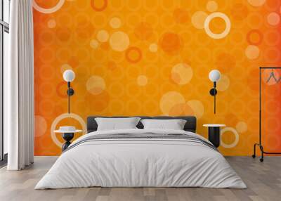 Orange background Wall mural