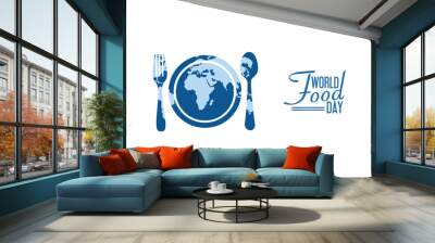 world food day vector illustration Wall mural