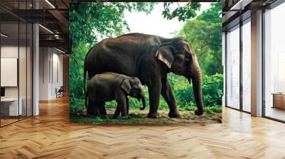 elephant in the jungle Wall mural