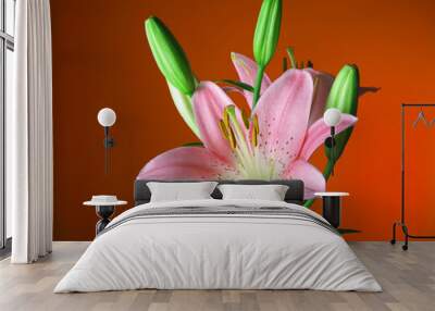 Flower background texture Wall mural