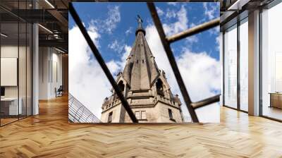 Architectural Details of Cathedral Basilica of Our Lady of  Rosary in Manizales, Colombia. Wall mural