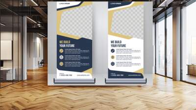 Corporate rollup or X banner design template Wall mural