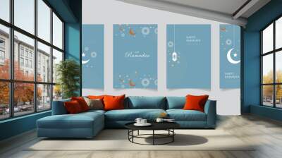 Template happy ramadan Wall mural