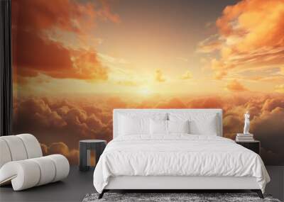 fire in the sky Wall mural