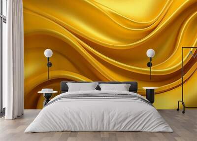 abstract background luxury cloth or liquid wave or wavy folds of Wall mural