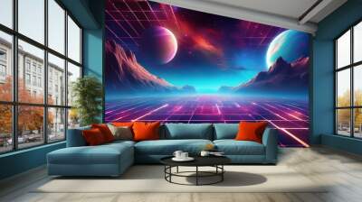 Outer space background Wall mural