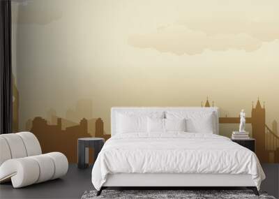 london skyline Wall mural