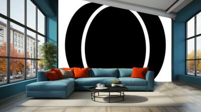 pumpkin glyph icon Wall mural