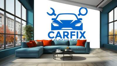 Car Fix Logo , Car Repair Logo design vector template Wall mural