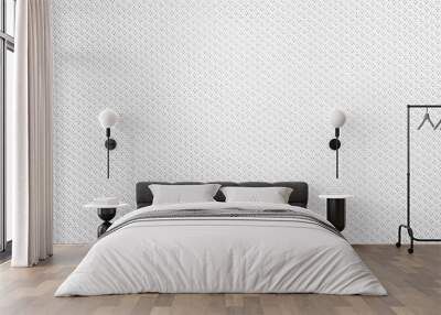 Synthetic fabric texture. Background of white textile Wall mural