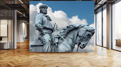 Giuseppe Garibaldi, the Hero of Two Worlds equestrian statue Wall mural