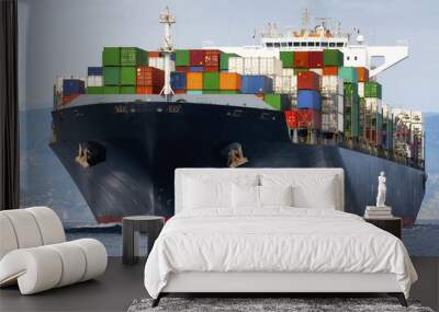 International Container Cargo ship Wall mural