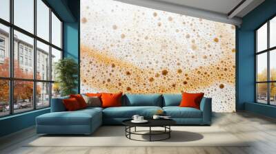 Background with coffee foam Wall mural