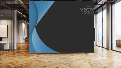 vector geometric graphic design modern background wallpaper for business, company, office, corporate, web, presentation, publication, advertising with blank space template Wall mural