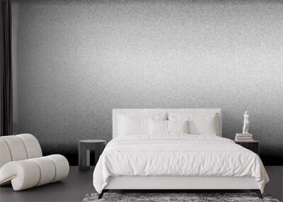 Abstract black and white gray grainy texture gradient background Wall mural