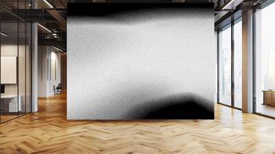 Abstract black and white gray grainy texture gradient background Wall mural