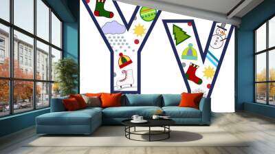 litera y Wall mural