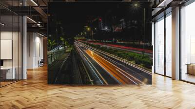 night traffic Wall mural