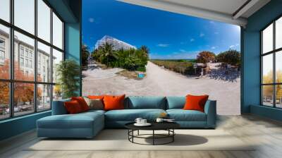 360 virtual tour photo Miami Beach Surfside sand and dunes Wall mural