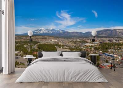 Aerial panorama Flagstaff Arizona image Wall mural