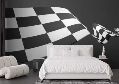 racing flag Wall mural